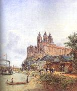 Jakob Alt The Monastery of Melk on the Danube china oil painting reproduction